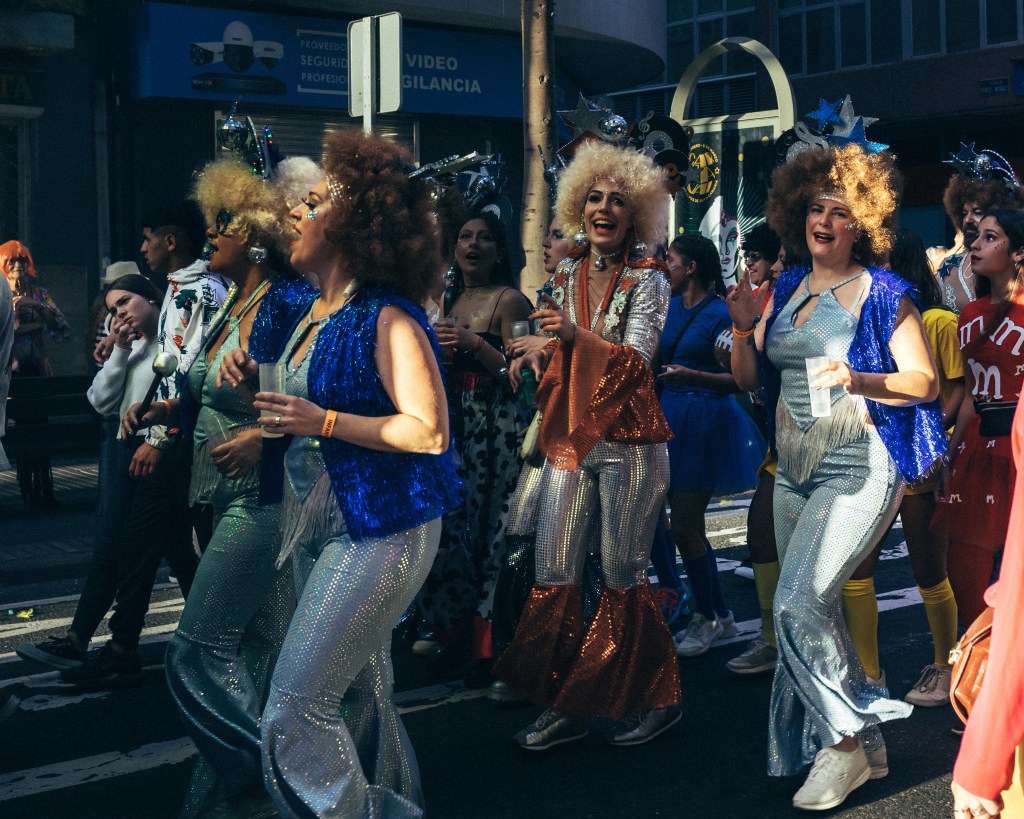 Carnival parade in Las Palmas on Gran Canaria, February 2023