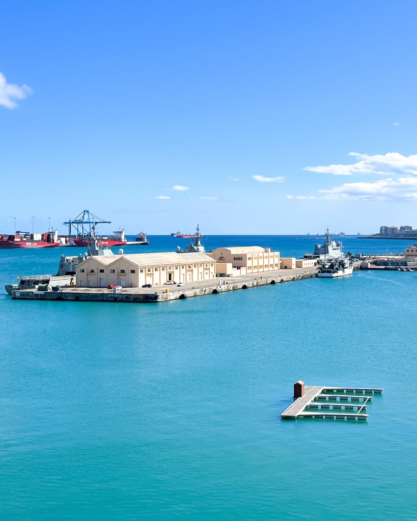 The docks in Las Palmas, The Canary Islands, February 2023