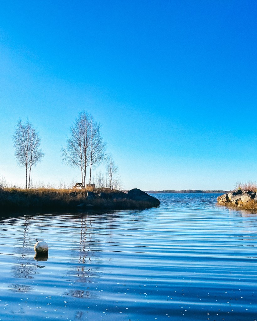 Kalix river in Norrbotten, Sweden