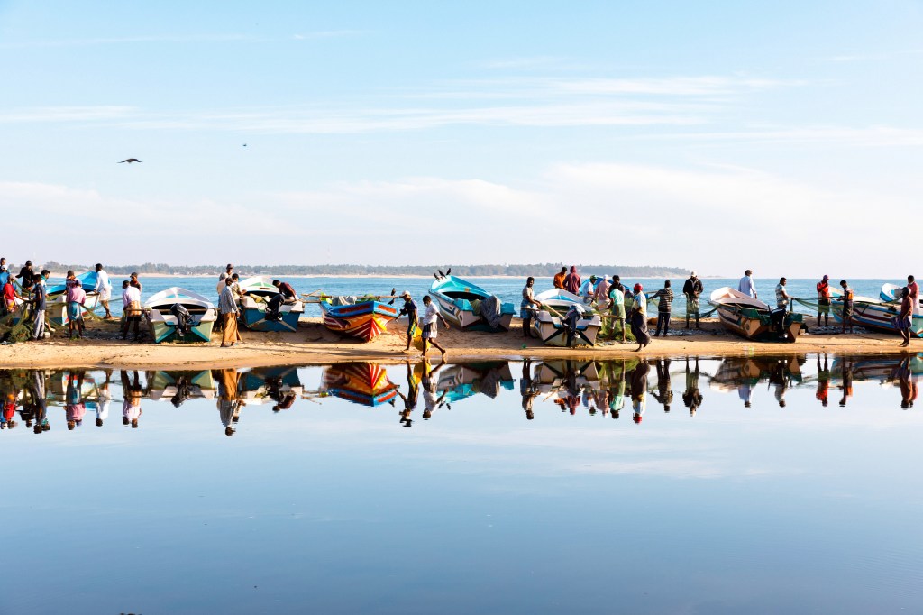 My photograph of fishermen from Arugam Bay, Eastern Province, Sri Lanka that got an honourable mention from World Meteorological Organization