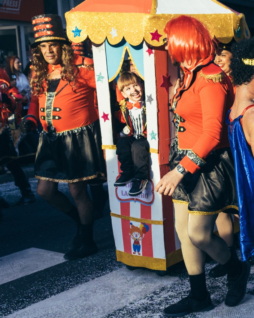 Carnival parade in Las Palmas on Gran Canaria, February 2023