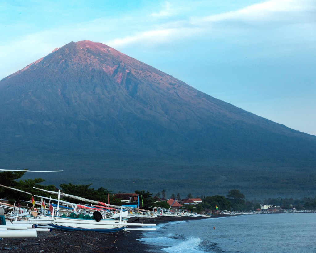 Mount Agung, Balis highest mountain and an active volcano