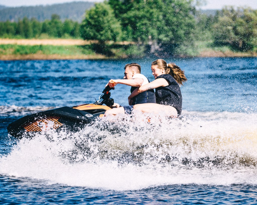 Water scooter in Norrbotten