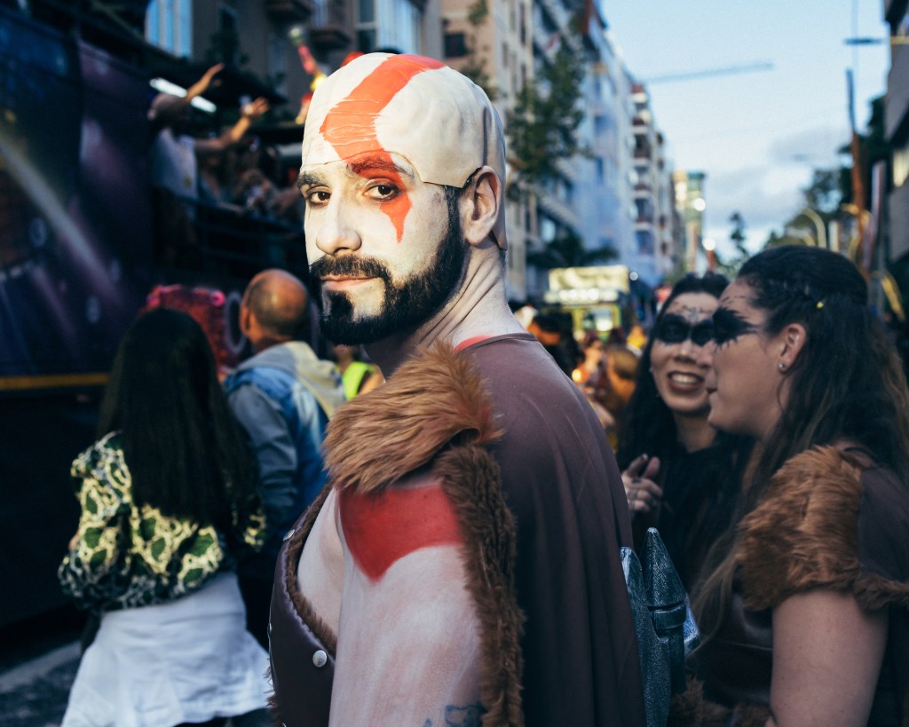 Carnival parade in Las Palmas on Gran Canaria, February 2023