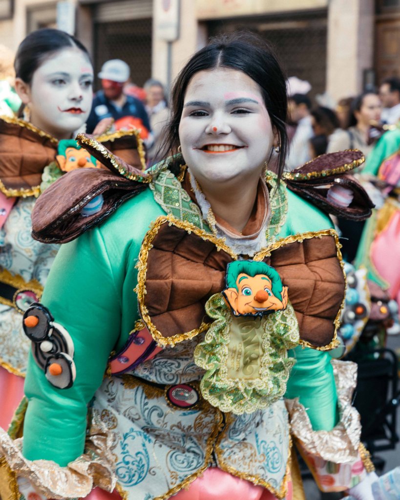 Childrens Carnival parade in Las Palmas, Gran Canaria, Spain February 2026