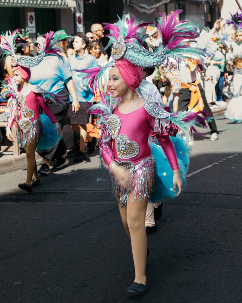Childrens Carnival parade in Las Palmas, Gran Canaria, Spain February 2026