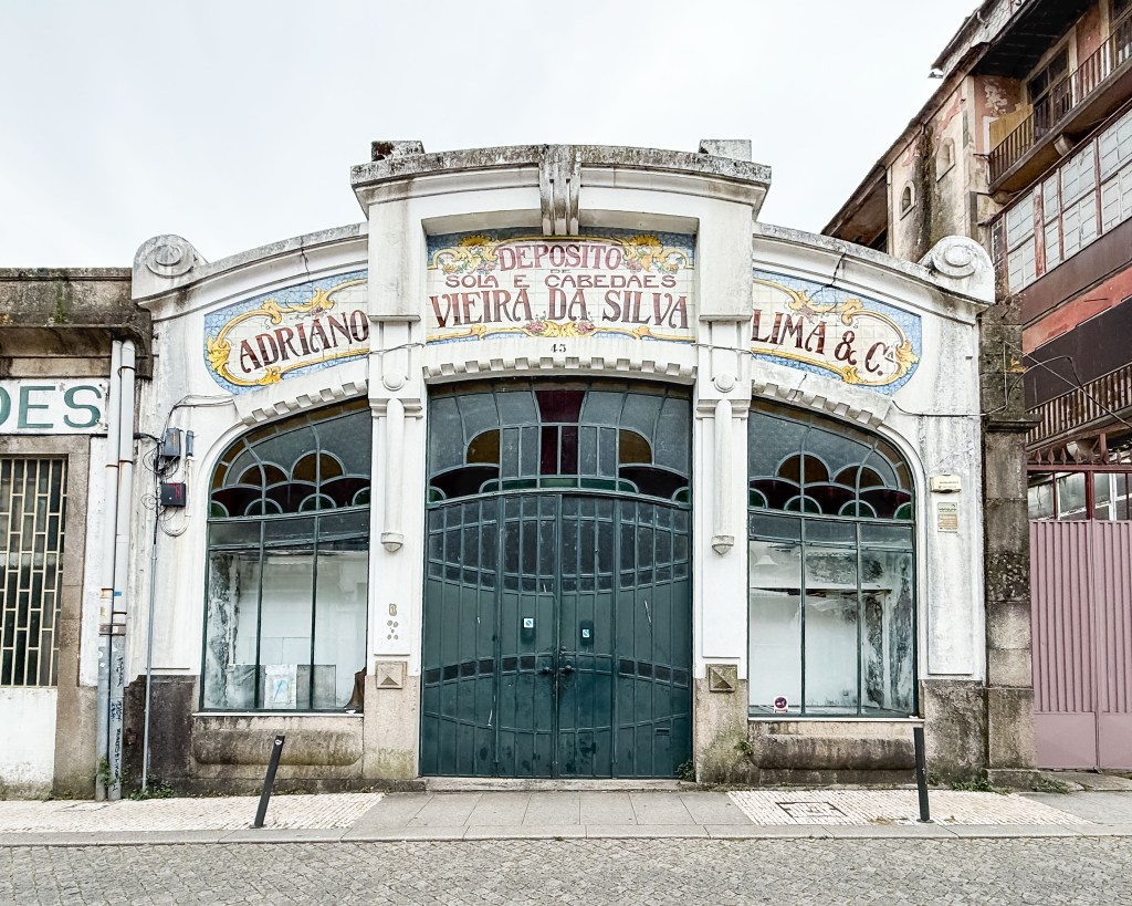 Old building in the city centre of Porto, Portugal