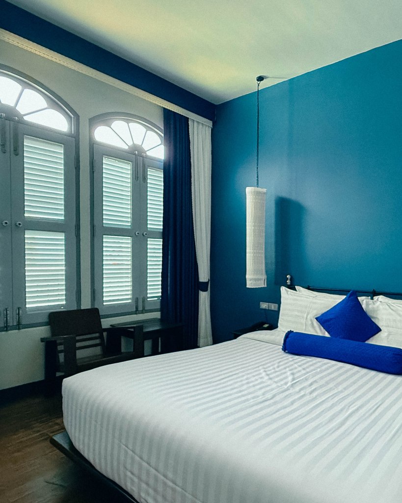 My room at Memory At On On Hotel, Phuket Old Town at night 2026