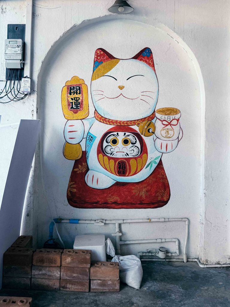 Street art in Old Town Phuket, january 2026