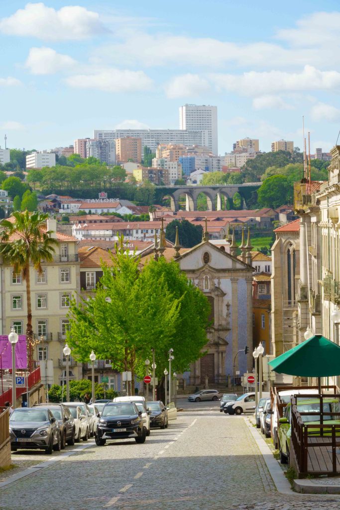 Porto, walking down towards the Douro River, Portugal
