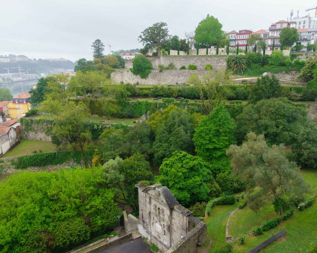 The terasses of Parque das Virtudes, Porto, Portugal