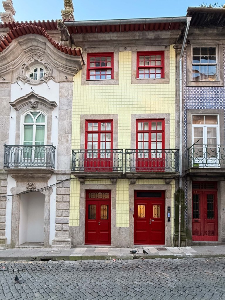 The building where my apartment was in Porto, Portugal 