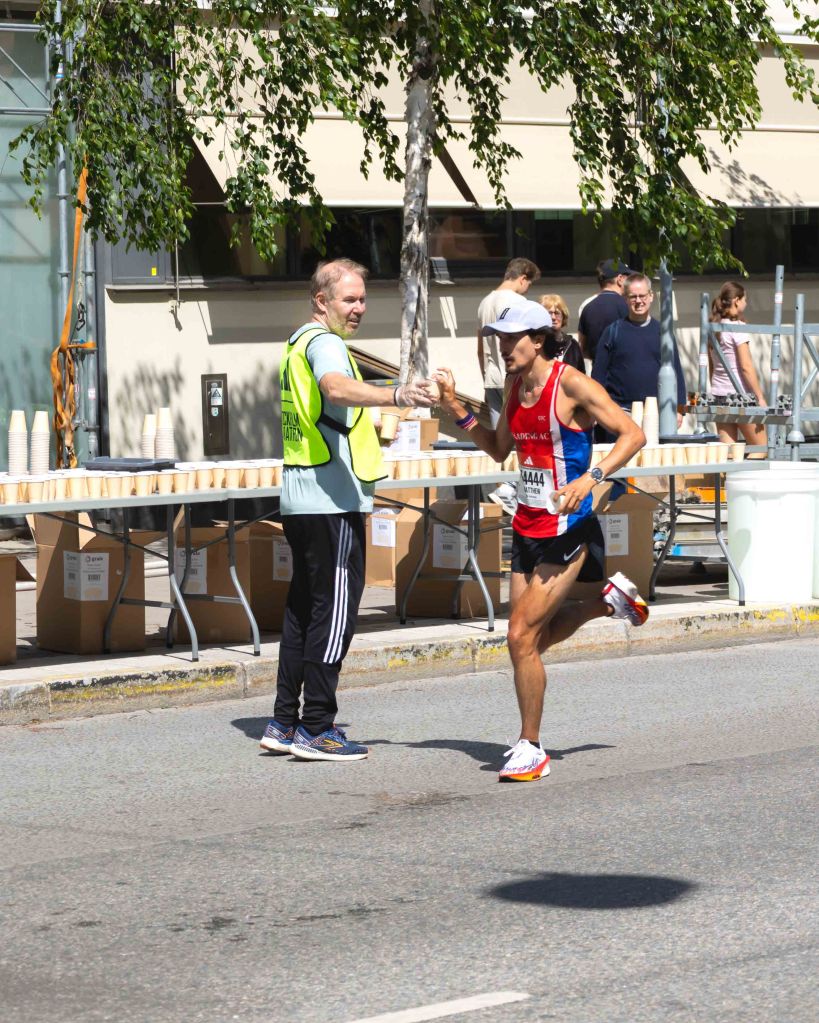 Runner in Stockholm Adidas Marathon 2026