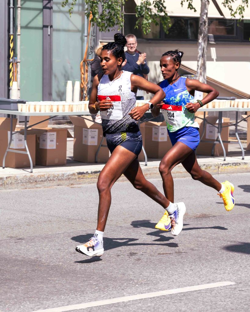 The female lead runners in Stockholm Adidas Marathon 2026