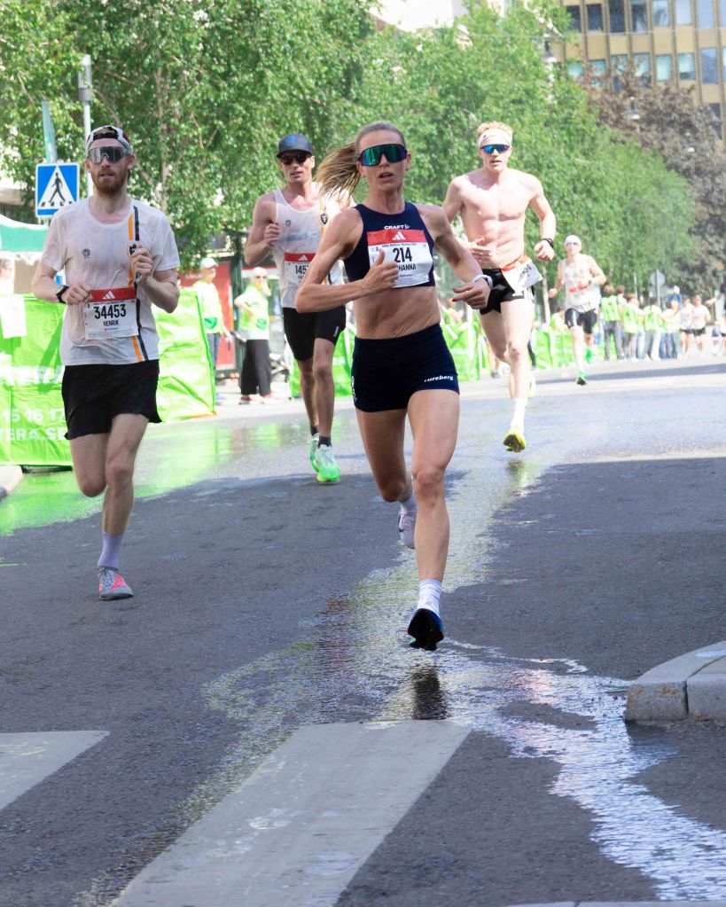 Runner in Stockholm Adidas Marathon 2026