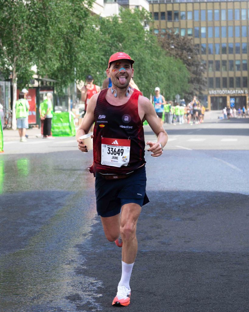 Runner in Stockholm Adidas Marathon 2026