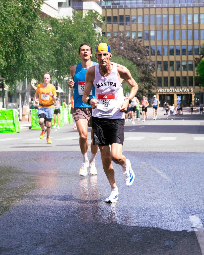 Runner at Adidas Stockholm Marathon 2026, Sweden