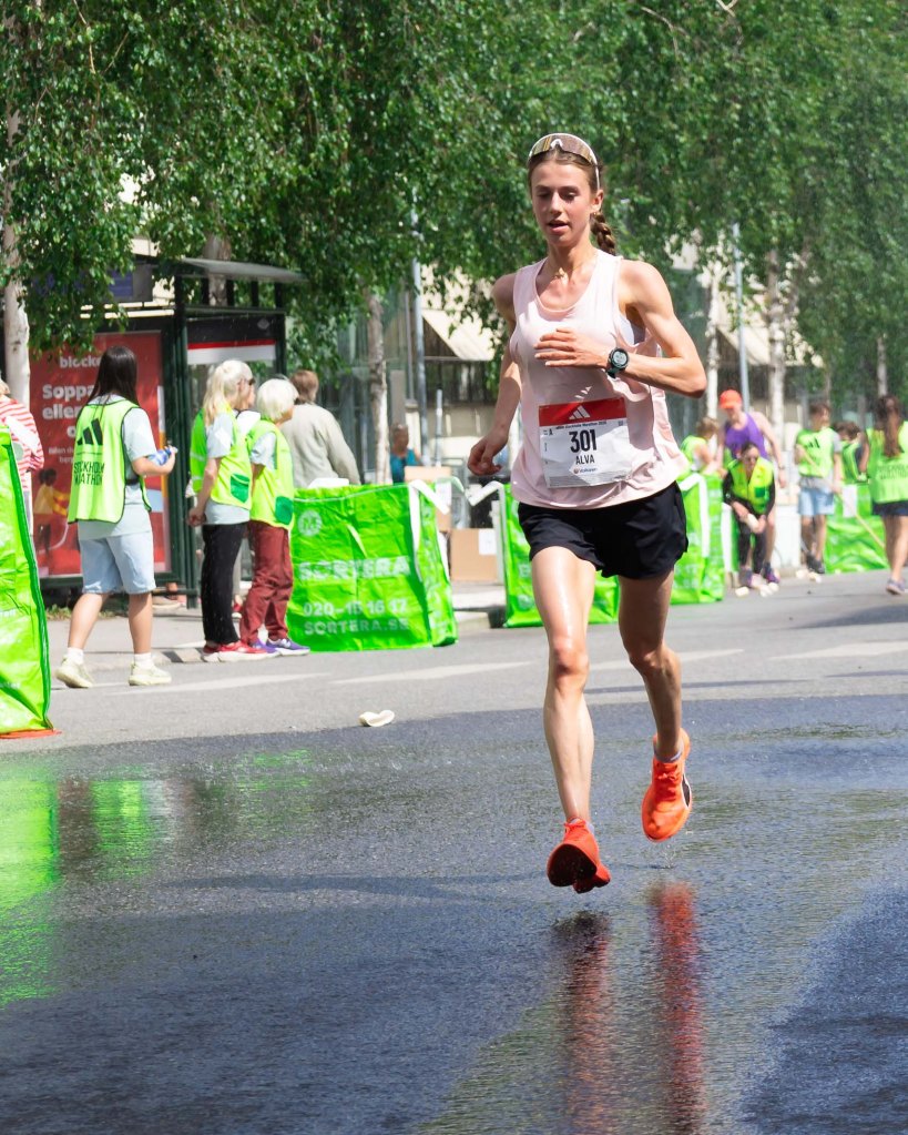 Runner in Stockholm Adidas Marathon 2026