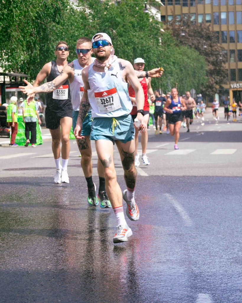 Runner in Stockholm Adidas Marathon 2026