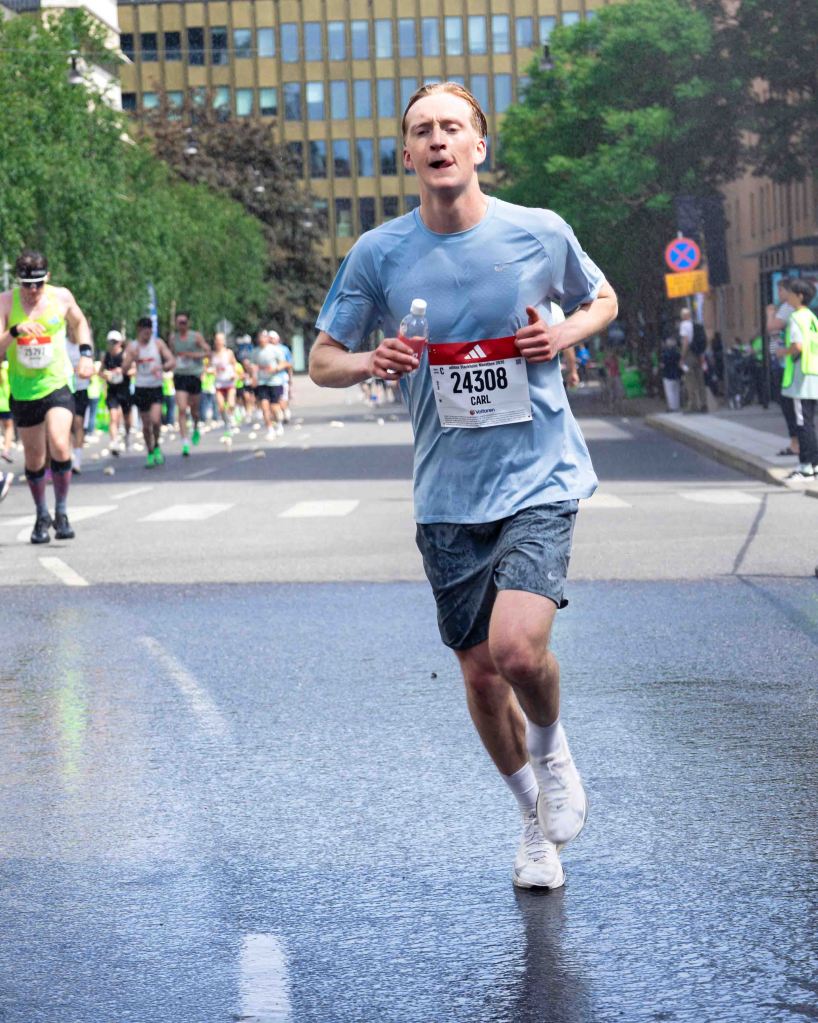 Runner at Magnus Ladulåsgatan, Adidas Stockholm Marathon 2026