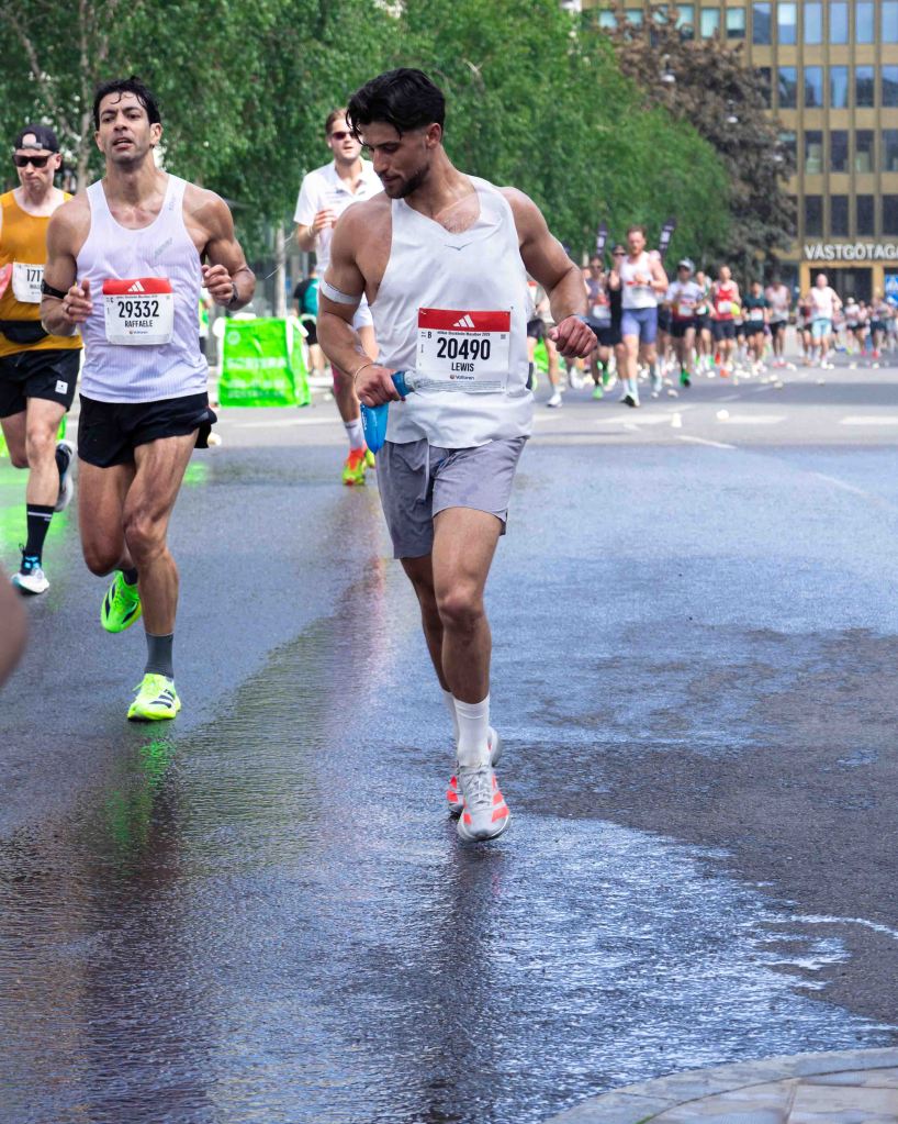 Runner in Stockholm Adidas Marathon 2026