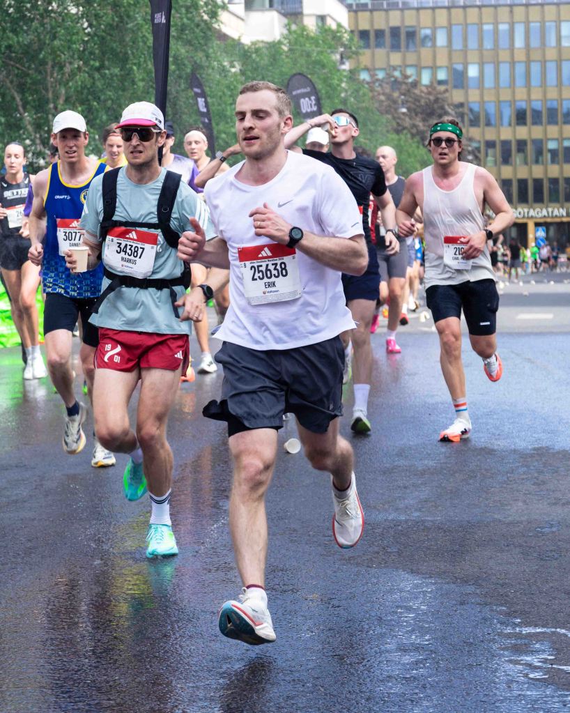 Runner in Stockholm Adidas Marathon 2026