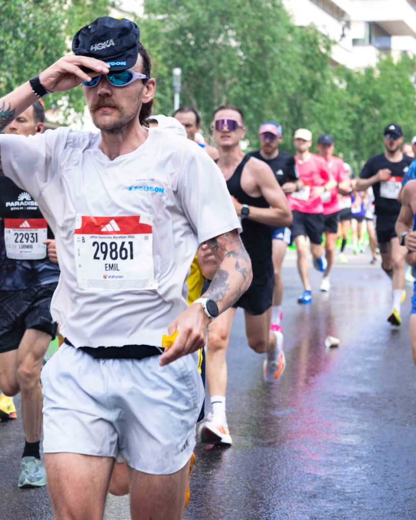 Runner in Stockholm Adidas Marathon 2026