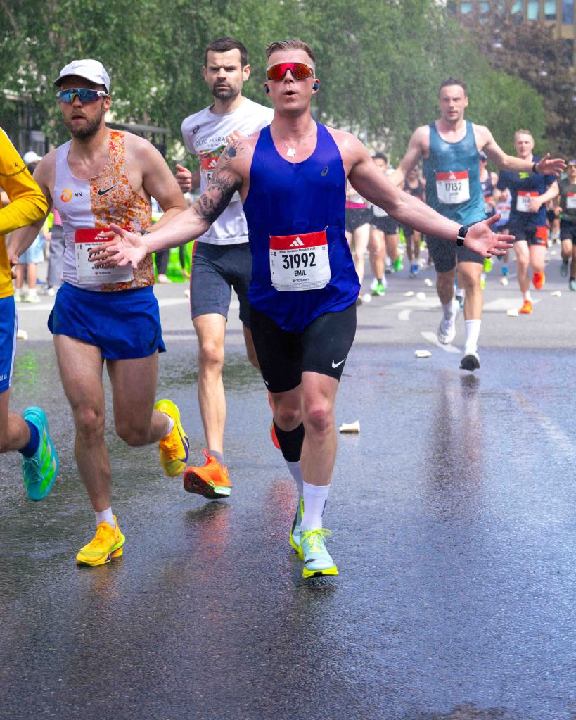 Runner in Stockholm Adidas Marathon 2026