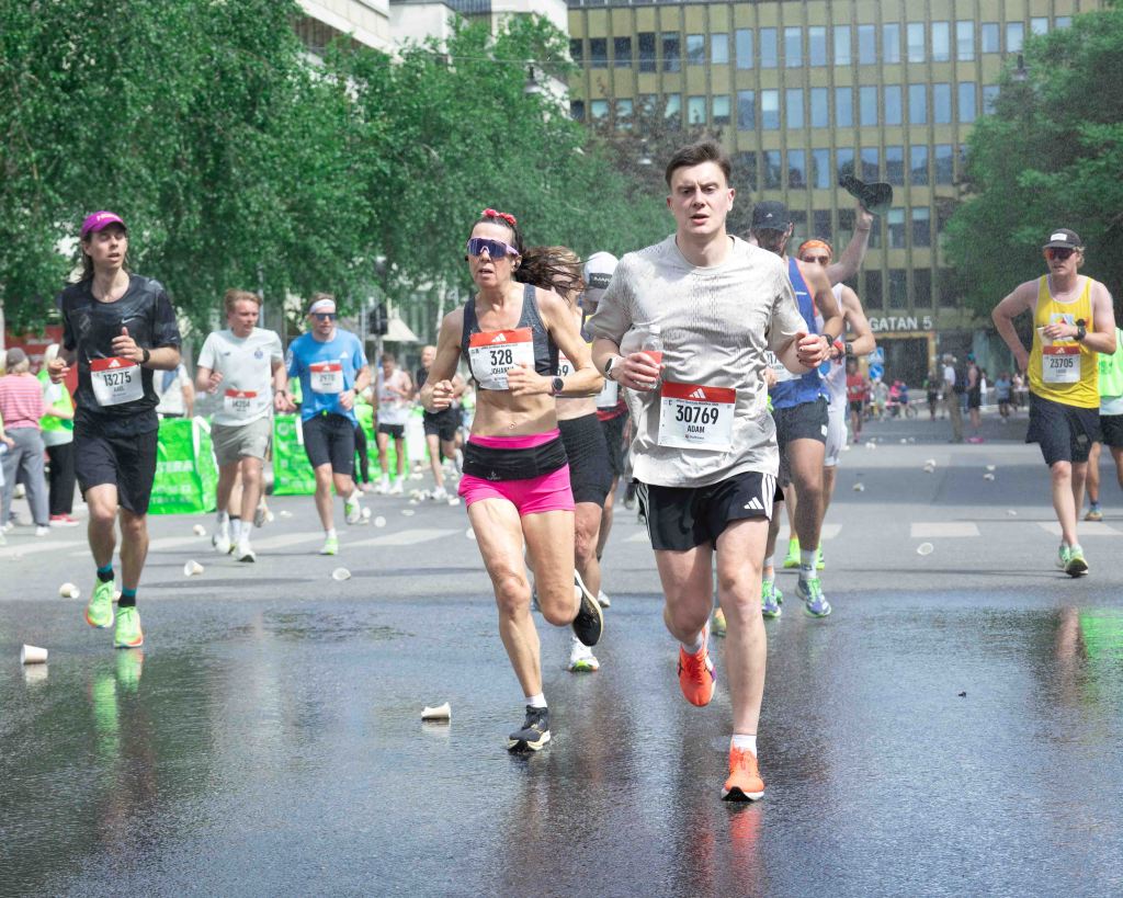 Runner in Stockholm Adidas Marathon 2026