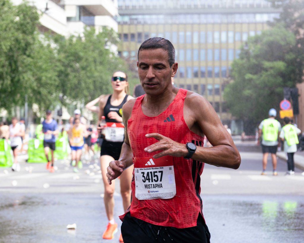Runner in Stockholm Adidas Marathon 2026