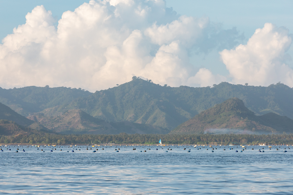 First sight when heading out from Gili Asahan, Indonesia